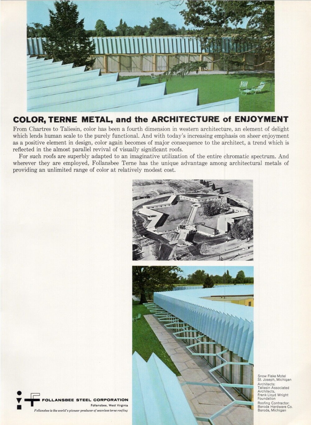 Snow Flake Motel - Print Ad (newer photo)